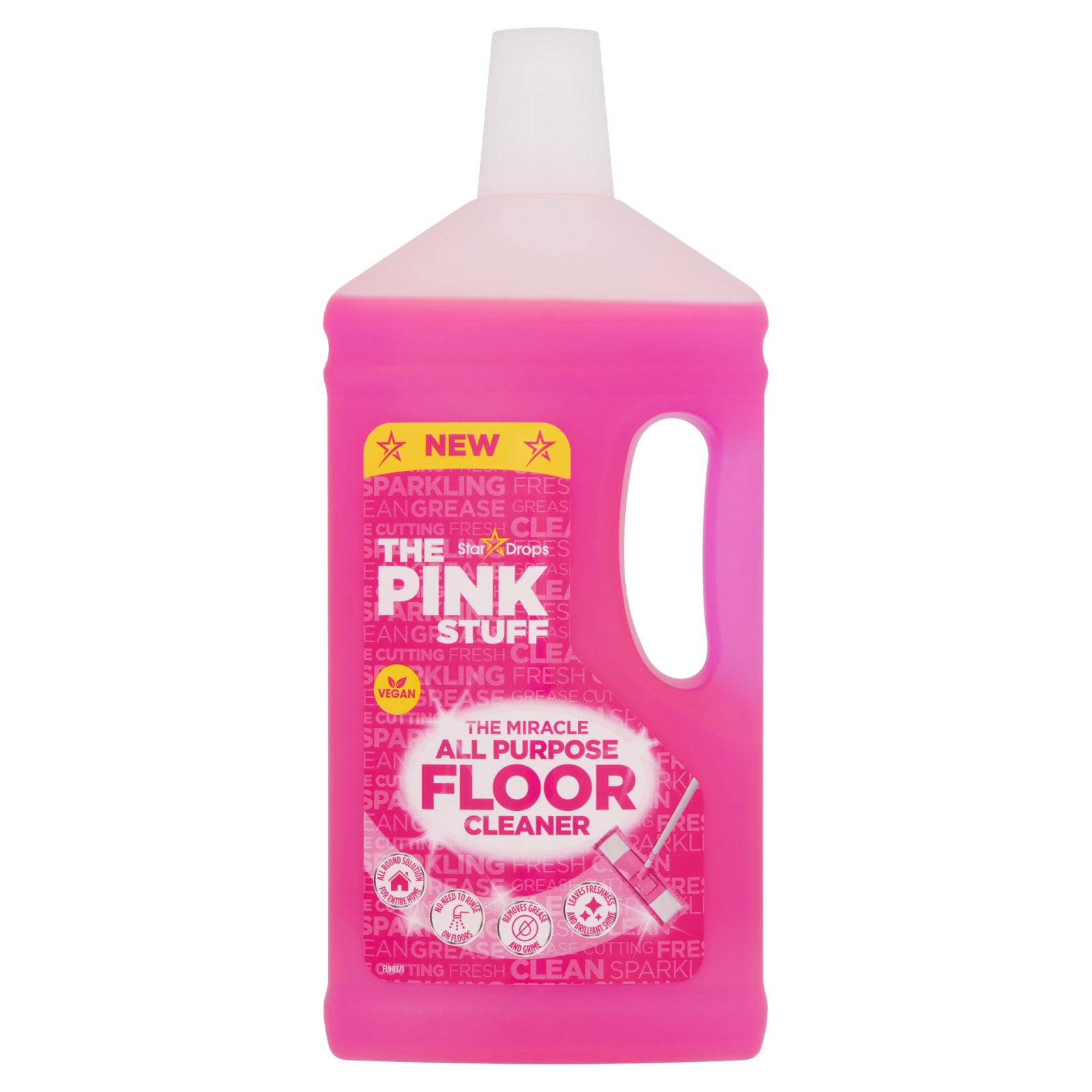 The Pink Stuff Miracle All Purpose Floor Cleaner 1L | Affordable & Durable - Product Image The Pink Stuff Miracle All Purpose Floor Cleaner 1L | Affordable & Durable - Product Image